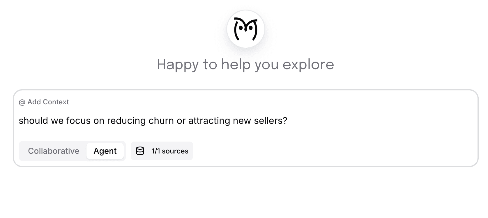 Magnowlia AI analytics interface showing a question answered against the ontology with full lineage